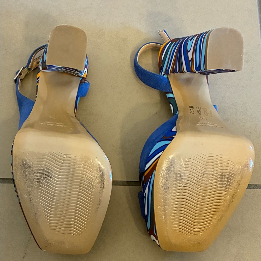 Jennifer Tattanelli Patterned Platform Sandals - … - image 7